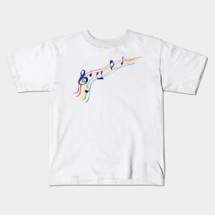 notes. music Kids T-Shirt